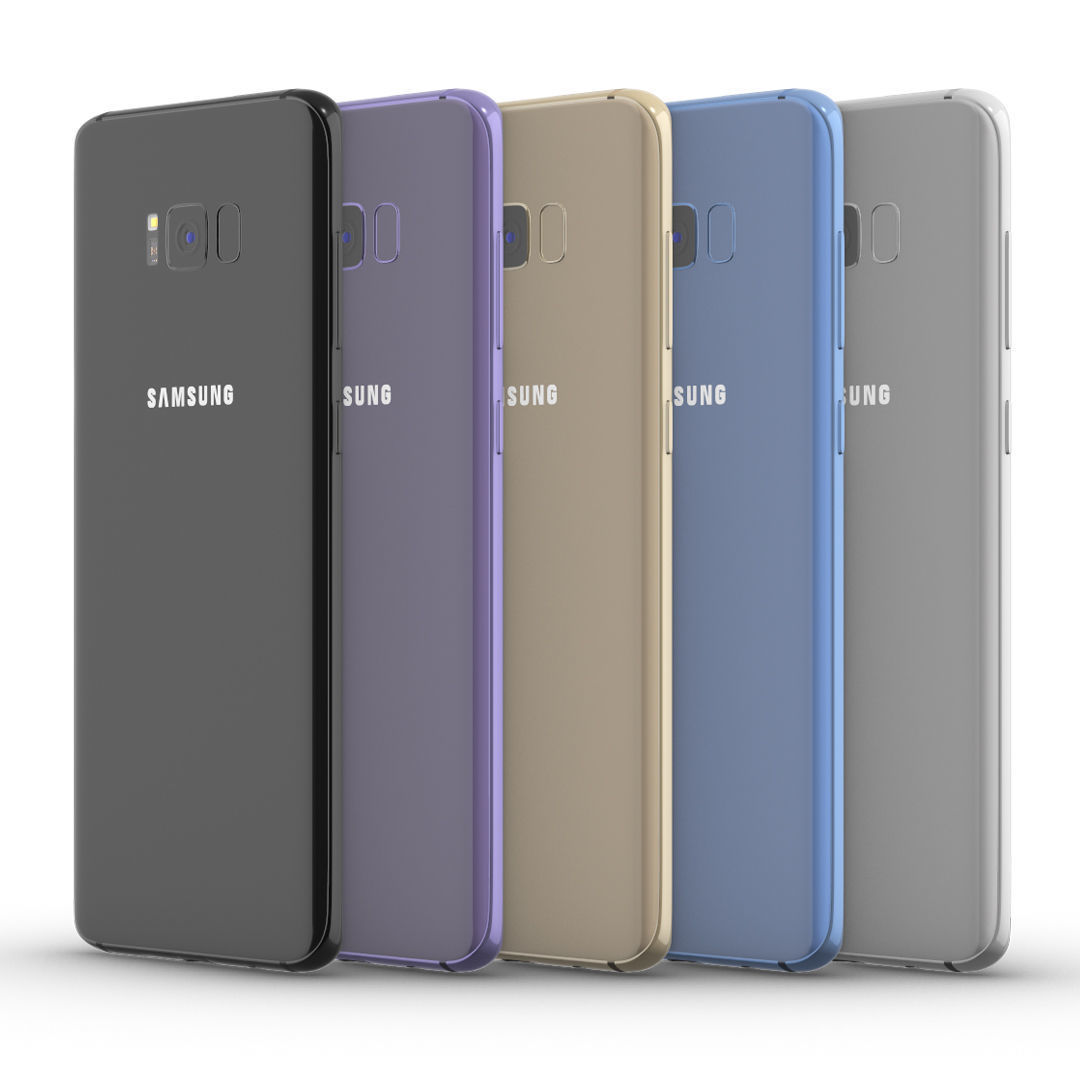 Samsung Galaxy S8 PLUS ALL Colors 3D model_4