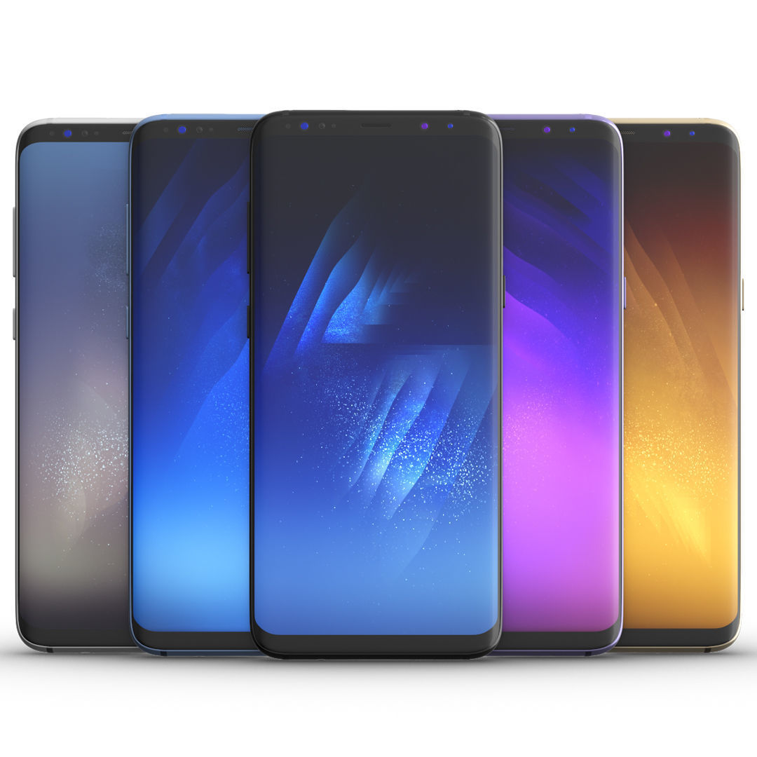 Samsung Galaxy S8 PLUS ALL Colors 3D model_2