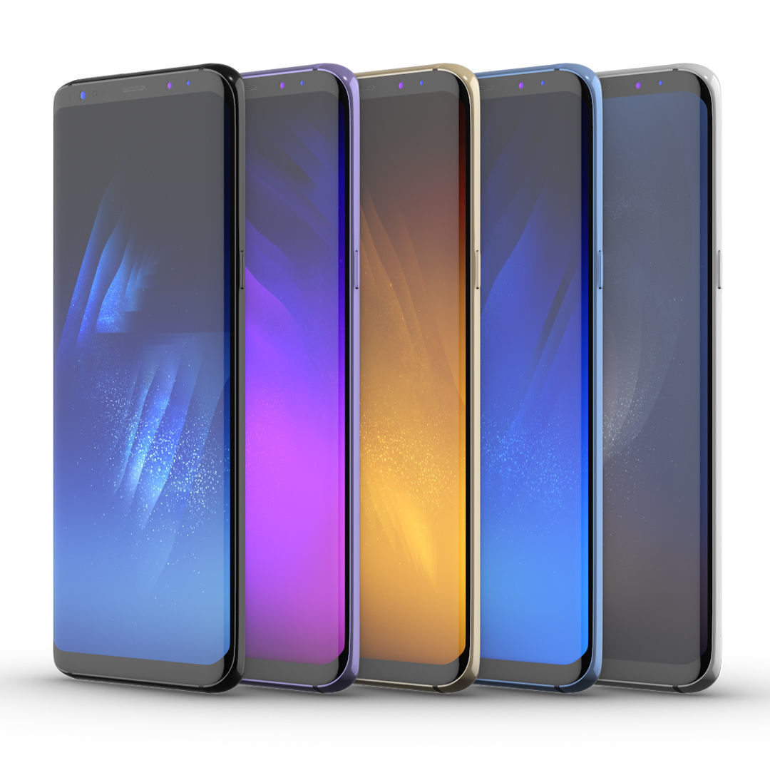 Samsung Galaxy S8 PLUS ALL Colors 3D model_3