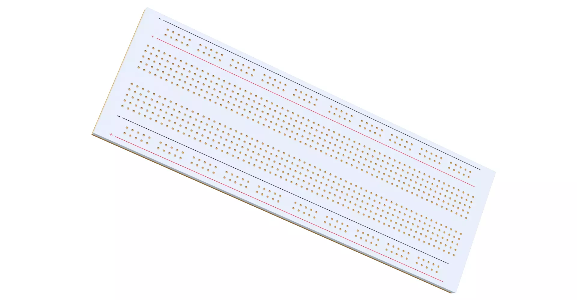 Breadboard 3D model
