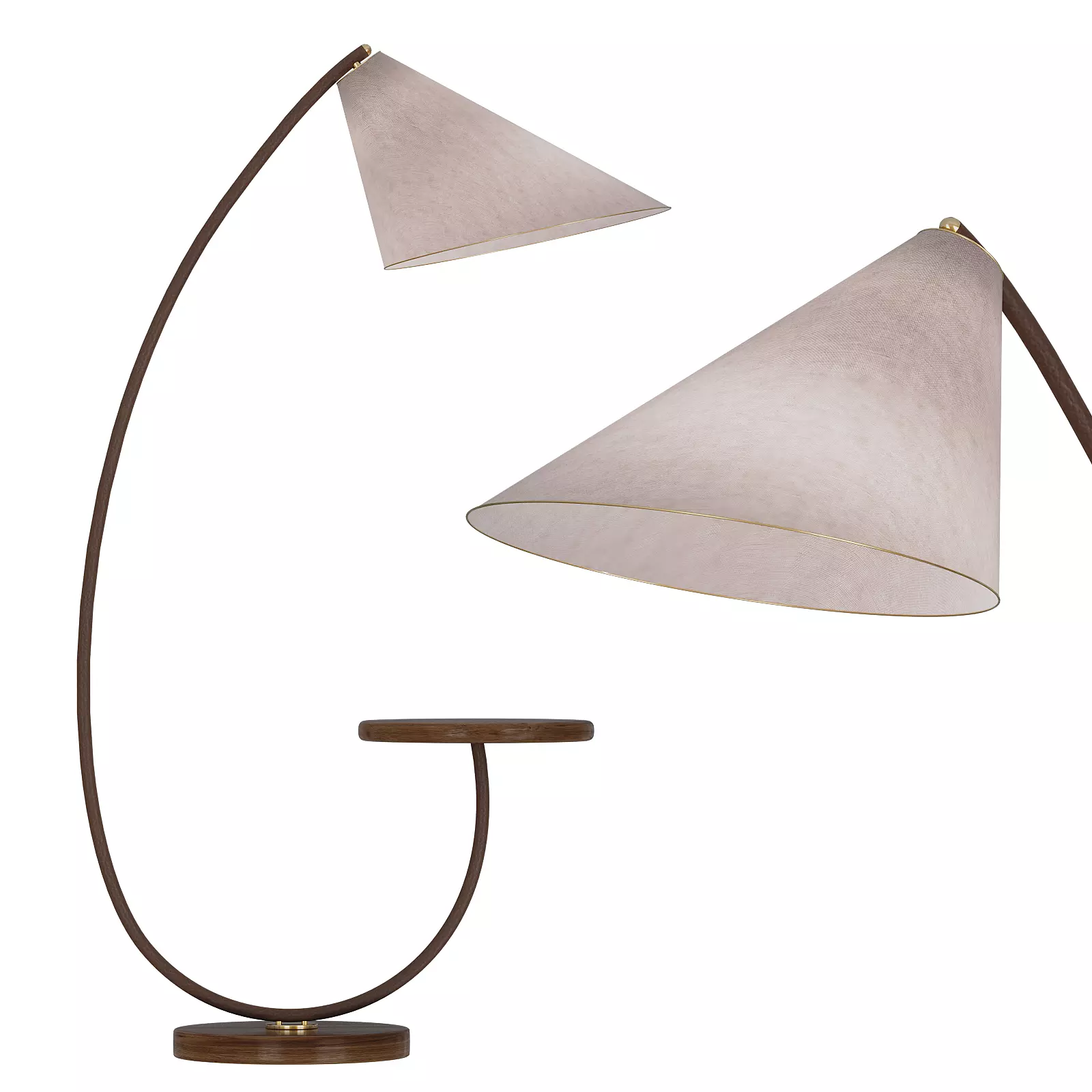 Winona floor lamp Low-poly 3D model