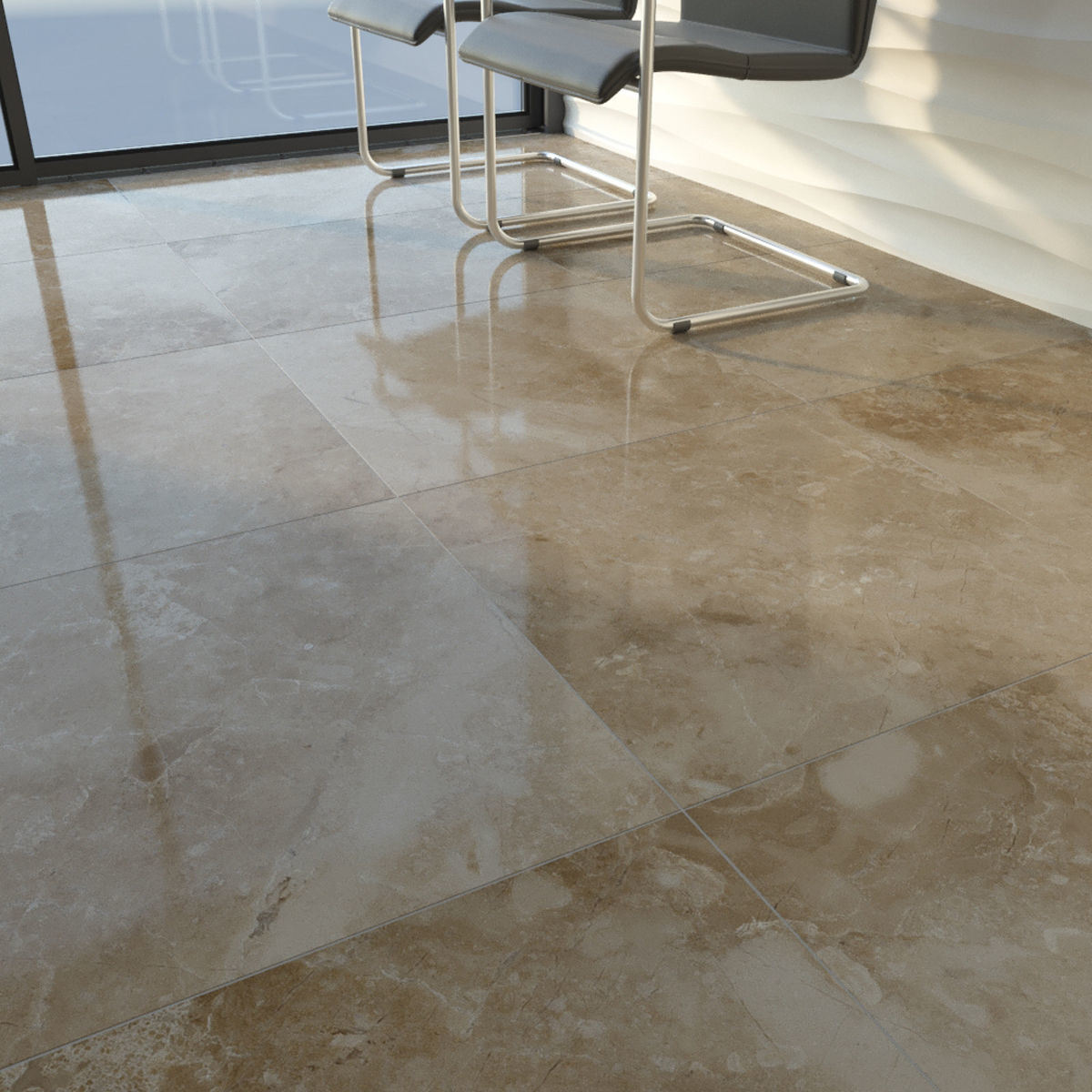 TUREX INTERNATIONAL Marble Tiles Set 3D model_4