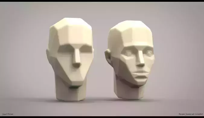Head Planes 3D model