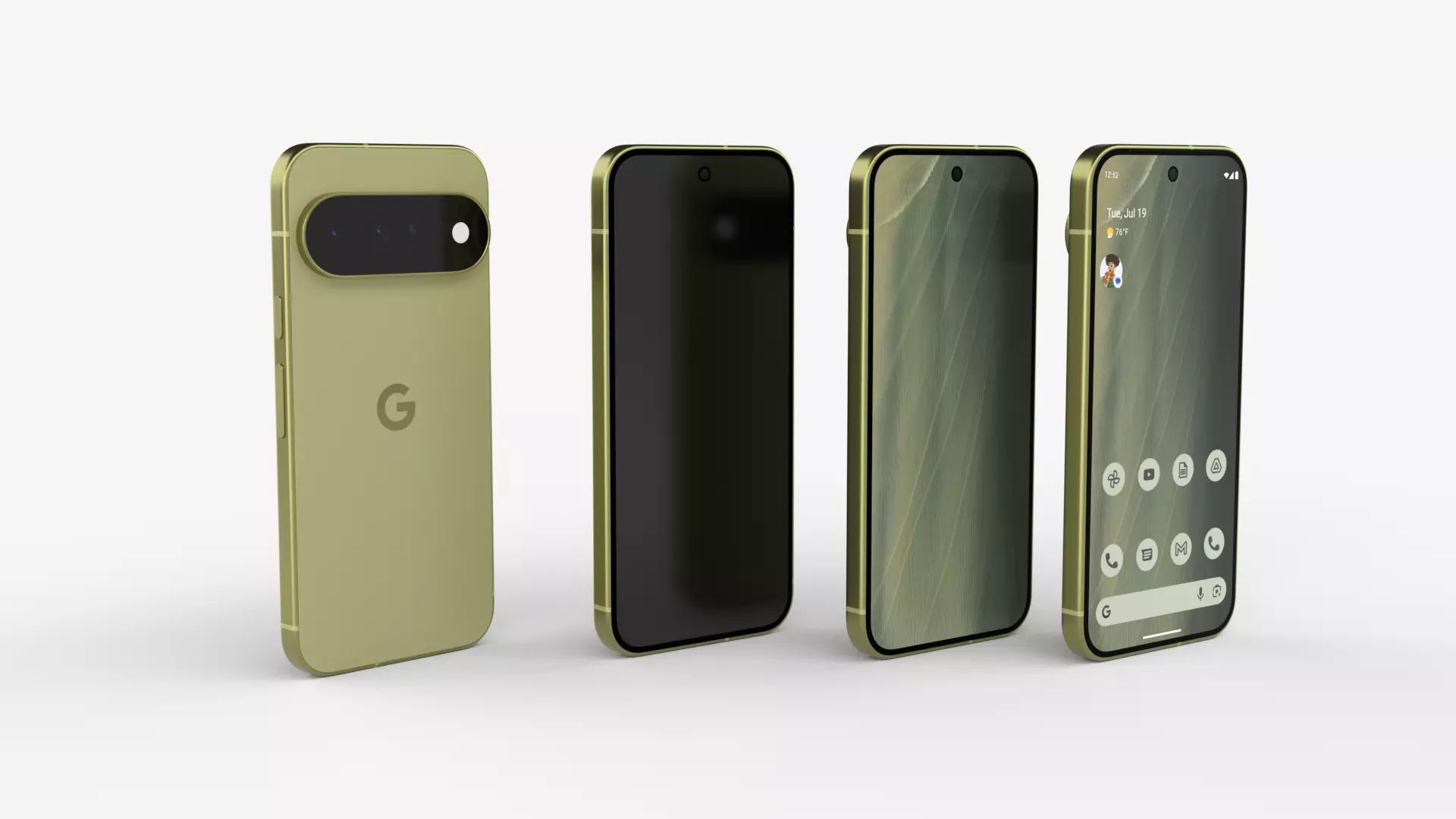 Google Pixel 11 Pistachio 3D model