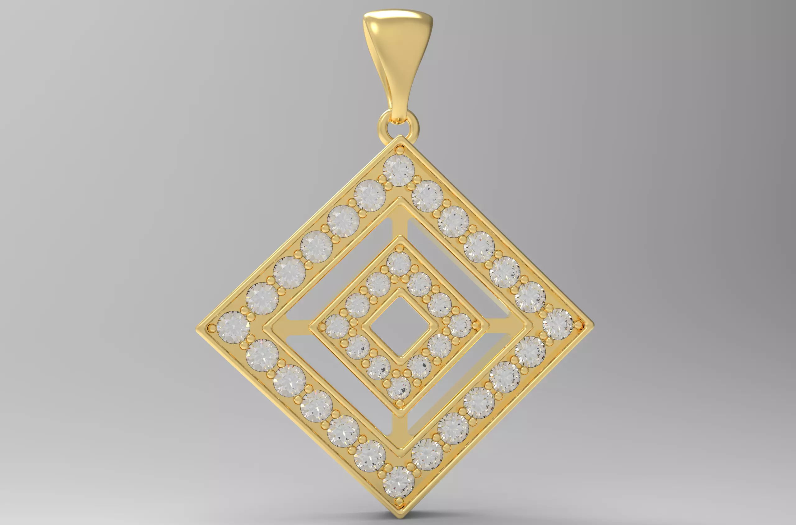 Evil Eye Pendant Anatolian Kilim Goz Motif Nazar Protection 3D print model