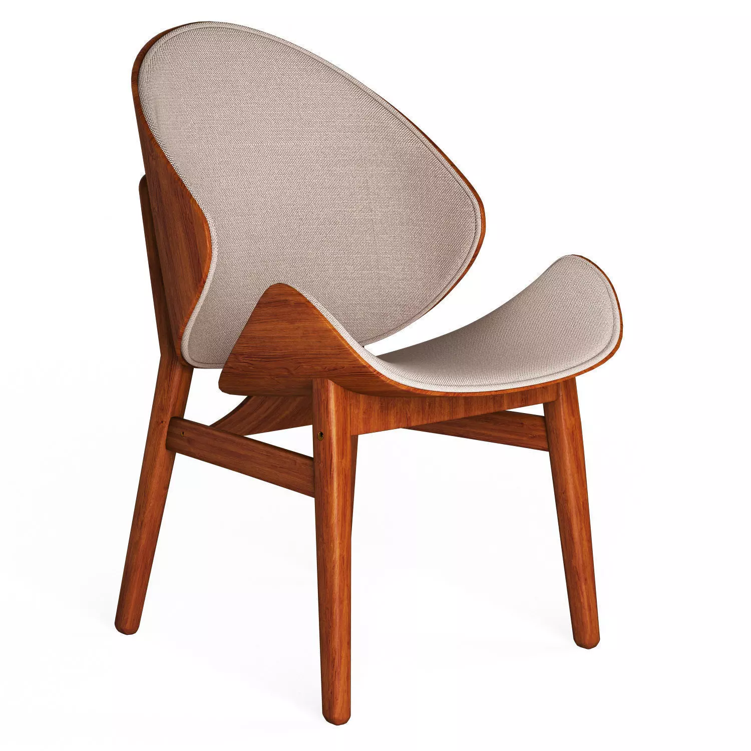 Hans Olsen chair 3D model