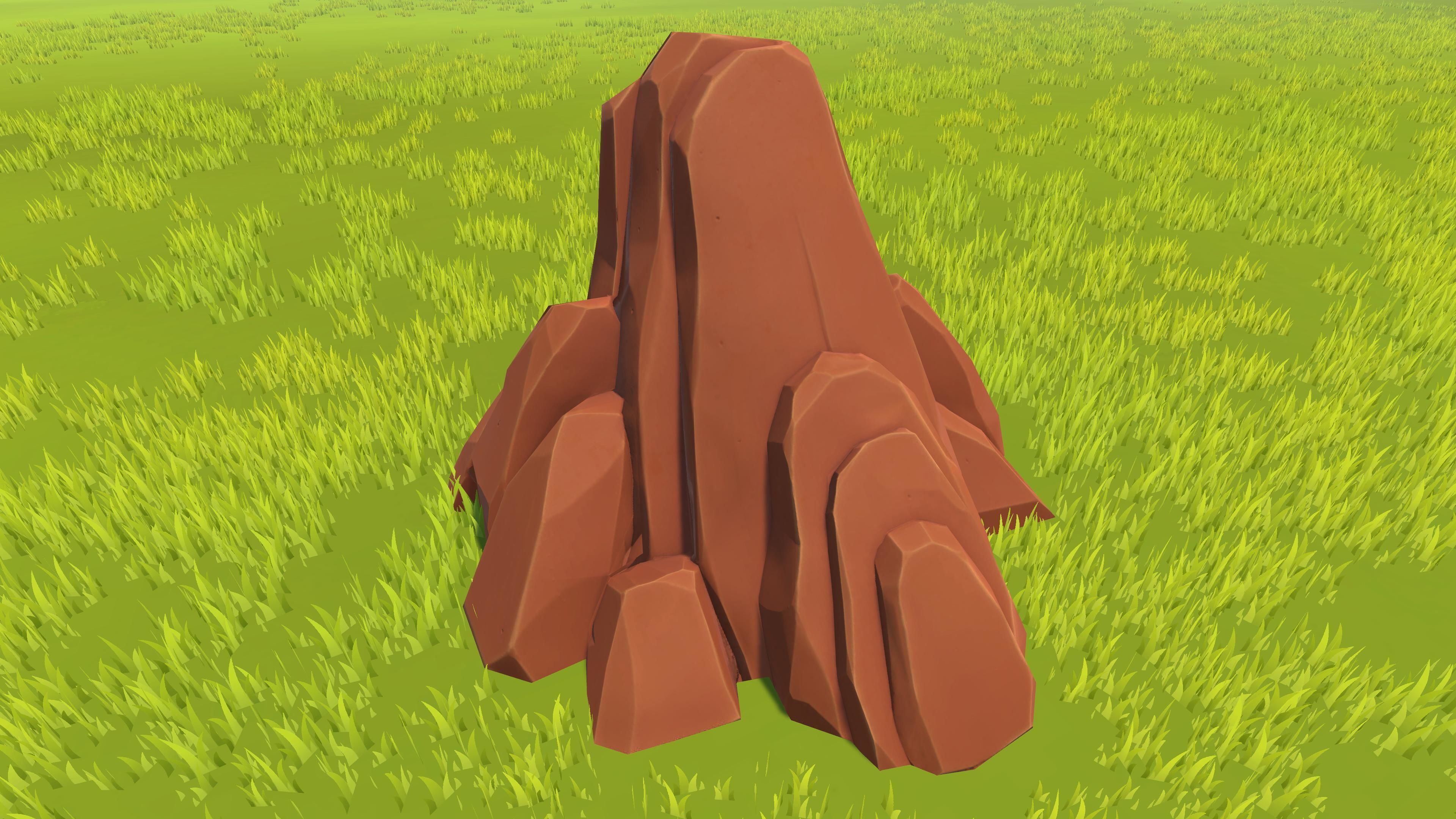 CB Stylized Rock Pack Low-poly 3D model_3