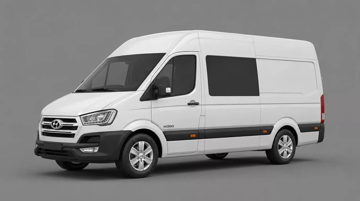 Hyundai H350 Cargo Van Low-poly 3D model