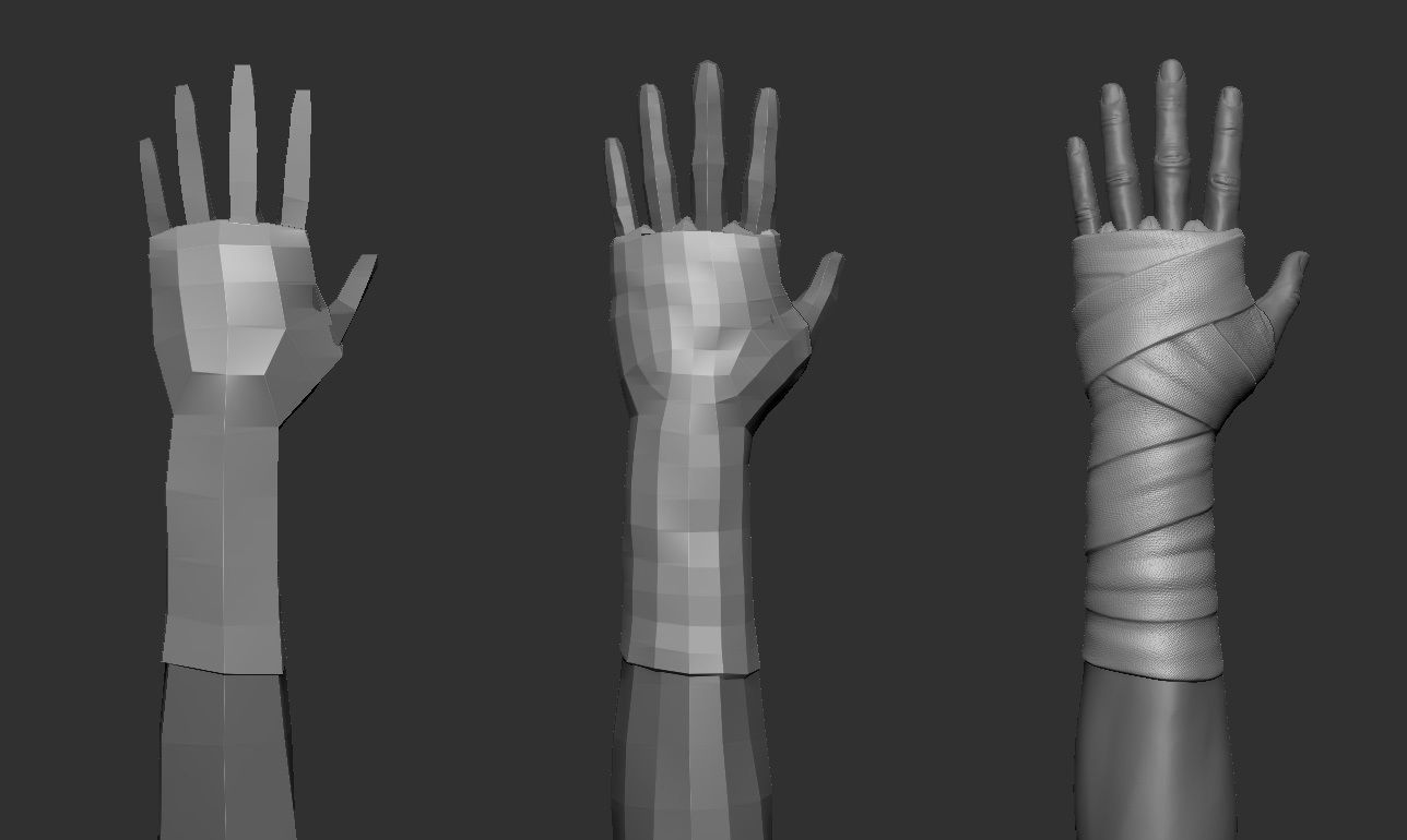 Hand Wraps 3D model_5