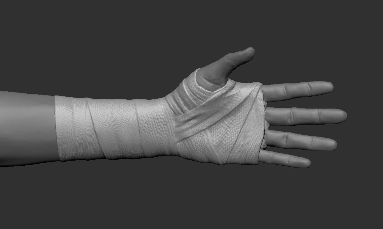 Hand Wraps 3D model_2