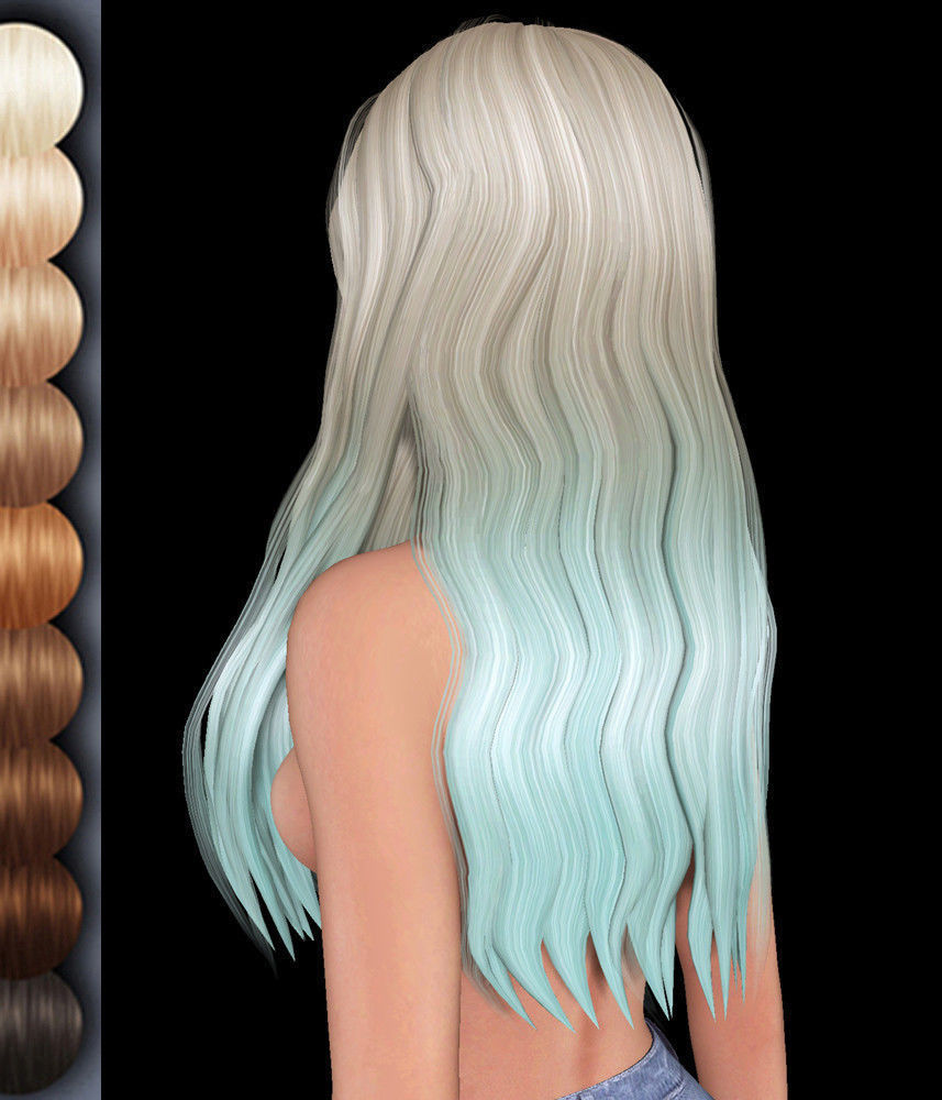 Blush Female hair style 3d rigged 3D model 3D model 3D model_2