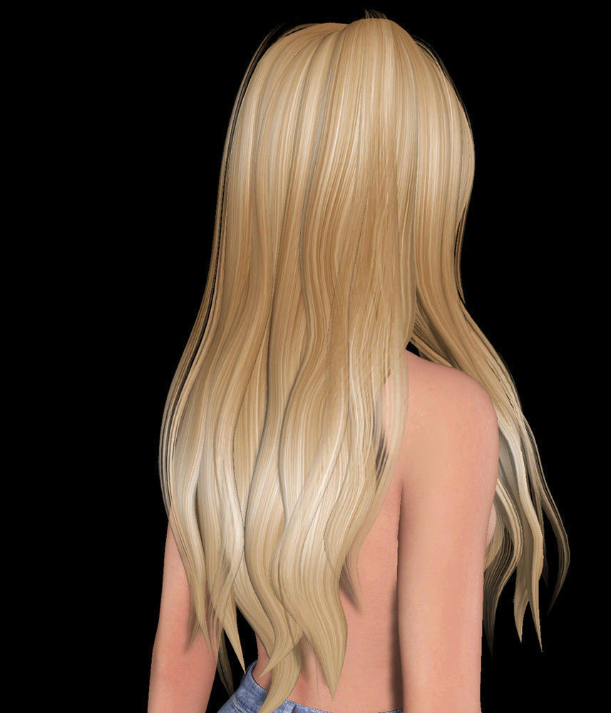Bonnie Female hair style 3d rigged 3D model 3D model 3D model_1
