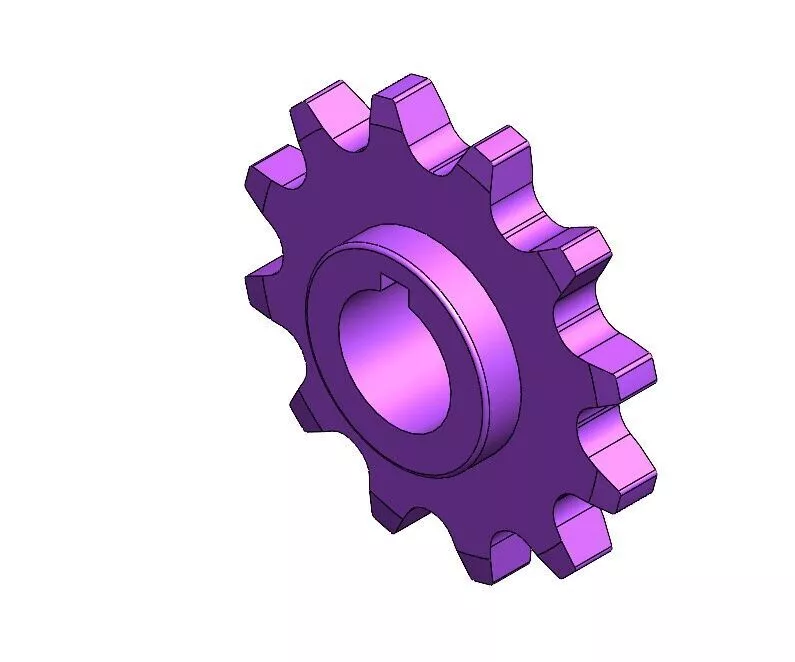 Sprocket 3125 -12 teeth Type C Hub 3D model
