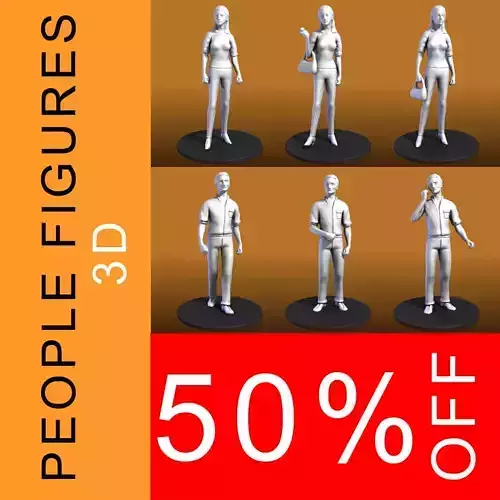 People Figures 3D model