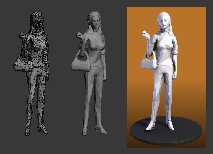 People Figures 3D model_14