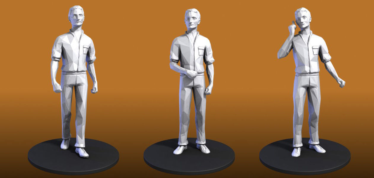 People Figures 3D model_13