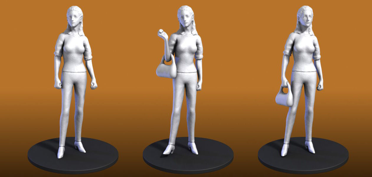 People Figures 3D model_6