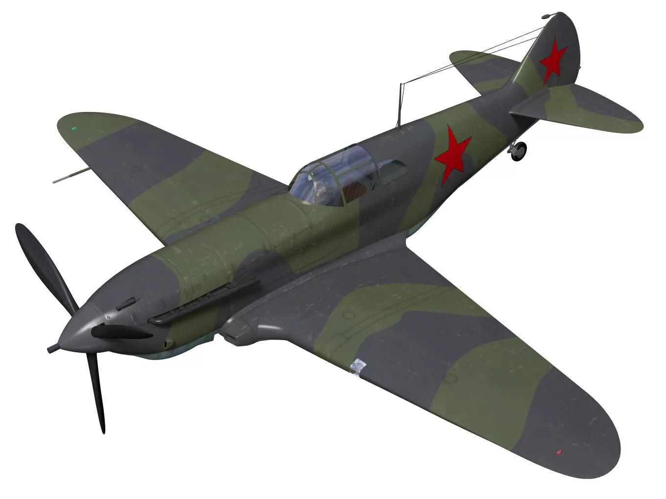 lavochkin LaGG-3 3D model