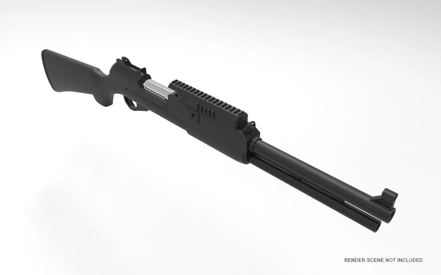 Russian Automatic Rifle Free 3D model