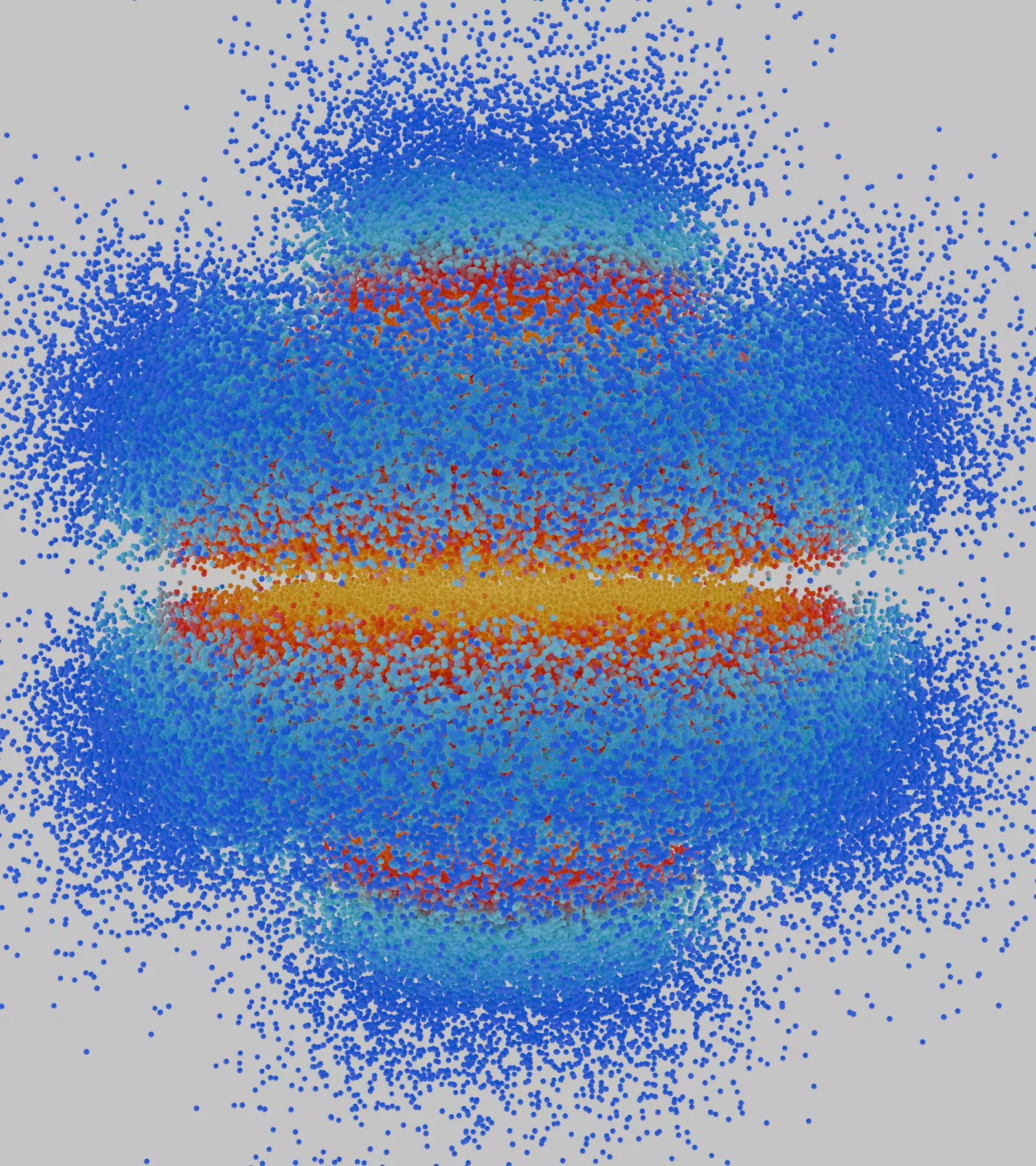 electrons 4f block structure wave fuction with python script 3D model