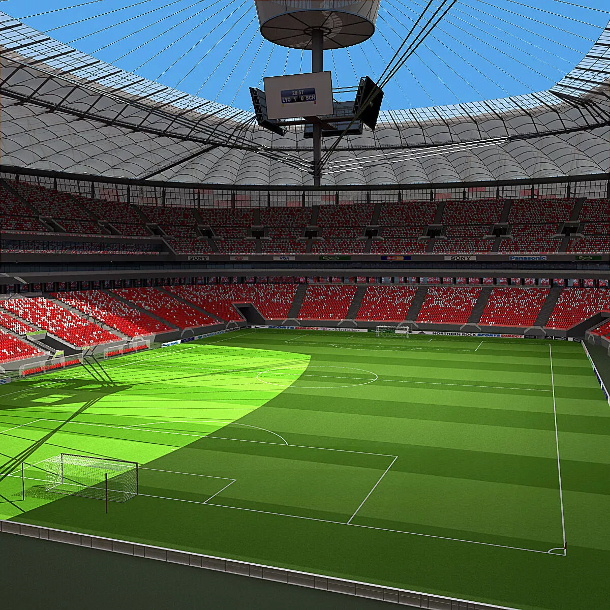 Soccer Stadium 3D model