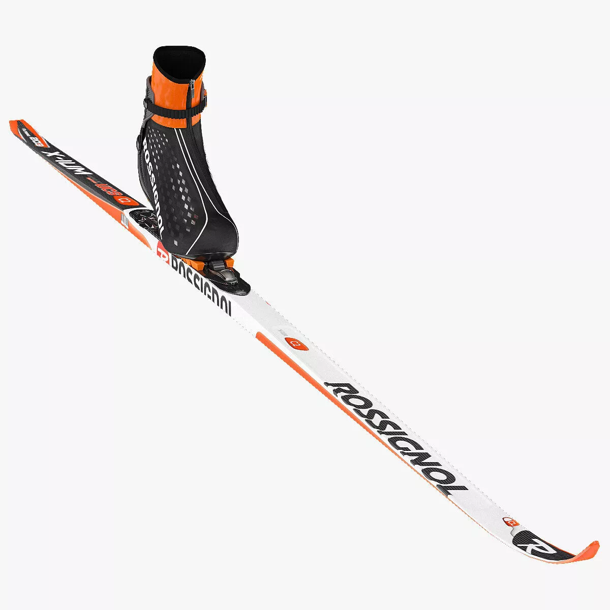 Biathlon Skiing Kit 3D model