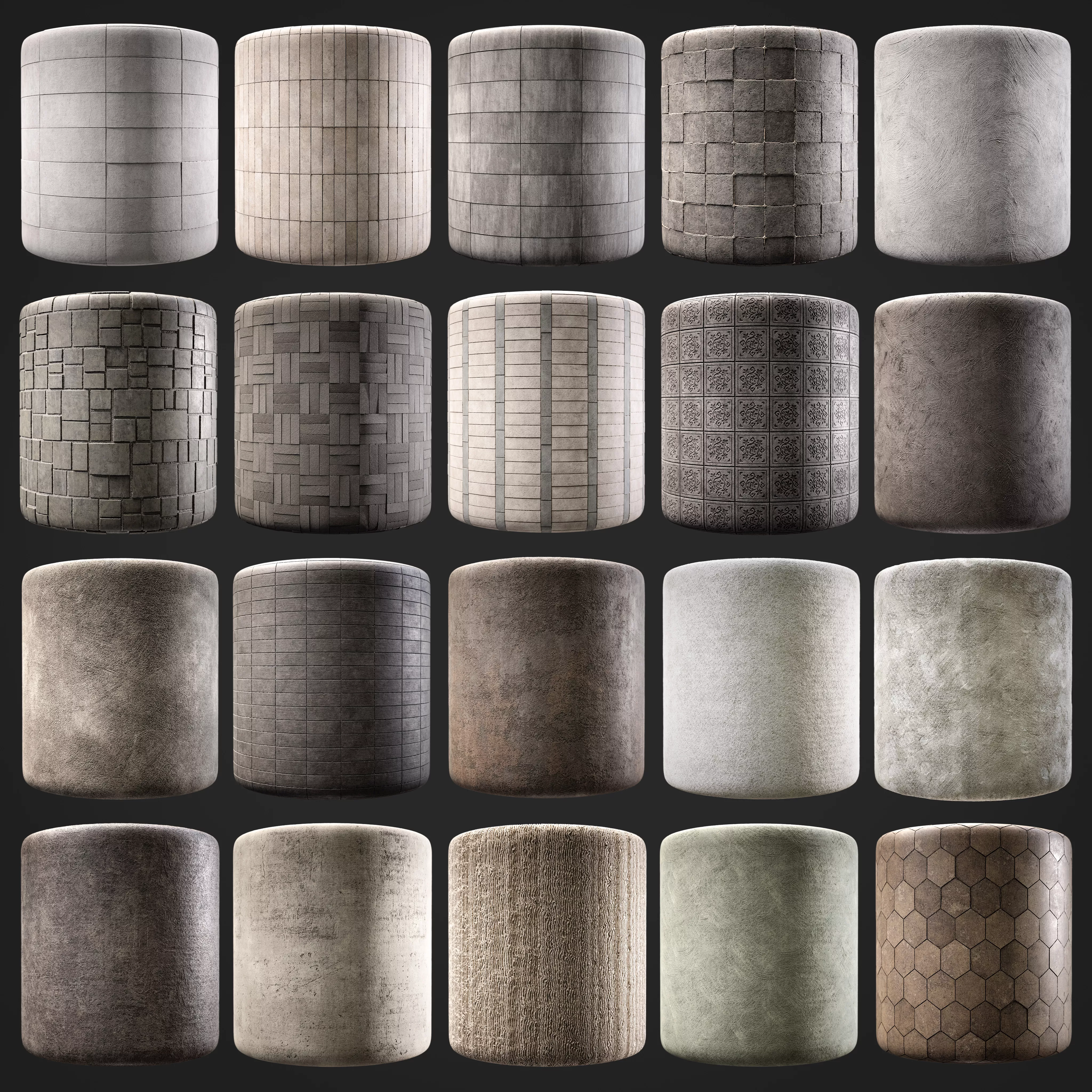30 Architectural 4K PBR Textures Vol 15 Texture
