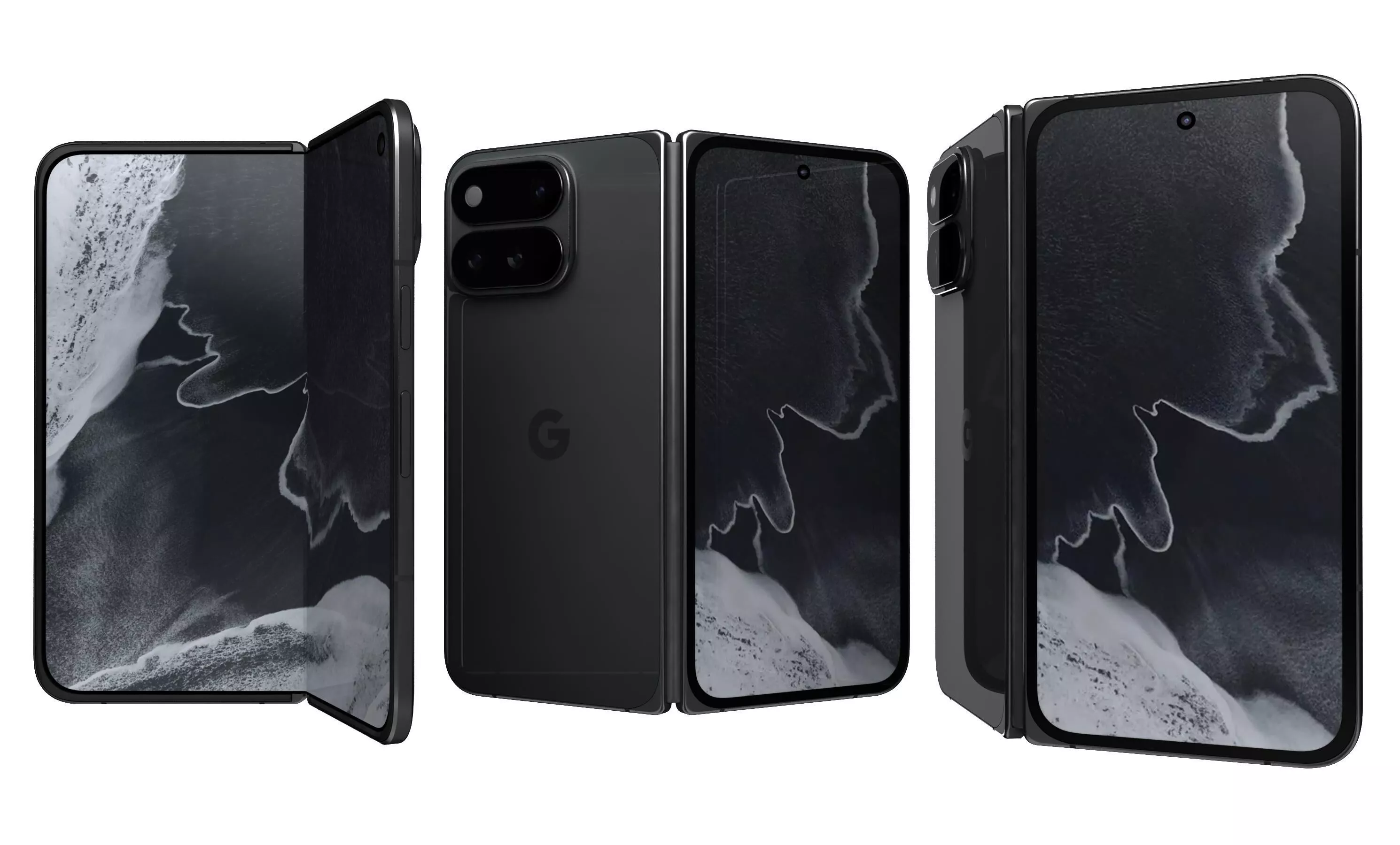 Google Pixel 11 Pro Fold Black 3D model