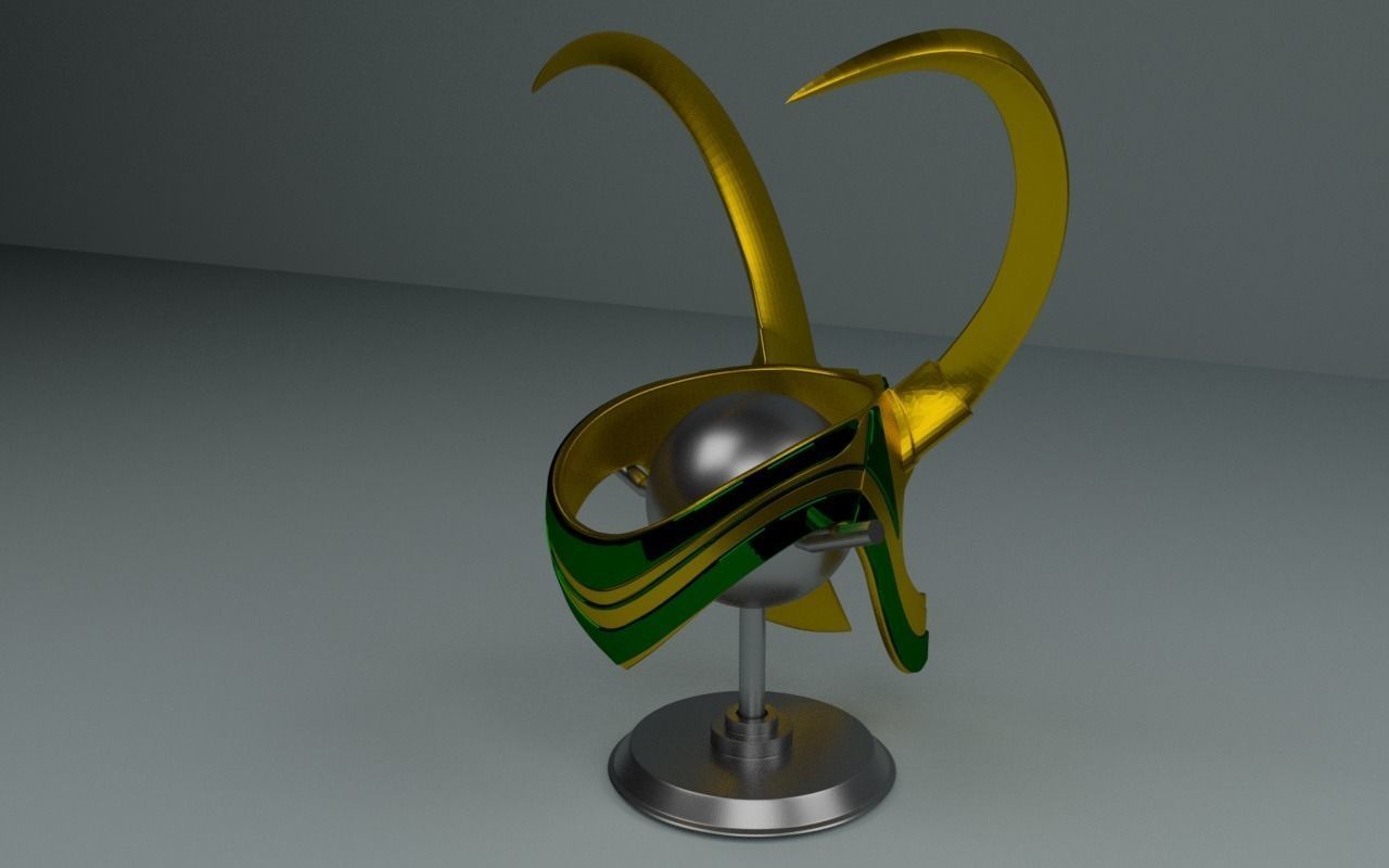New Loki Helmet Thor 3 Ragnarok 3D print model_1