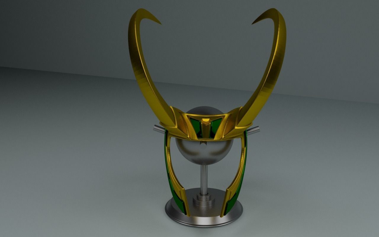 New Loki Helmet Thor 3 Ragnarok 3D print model_2