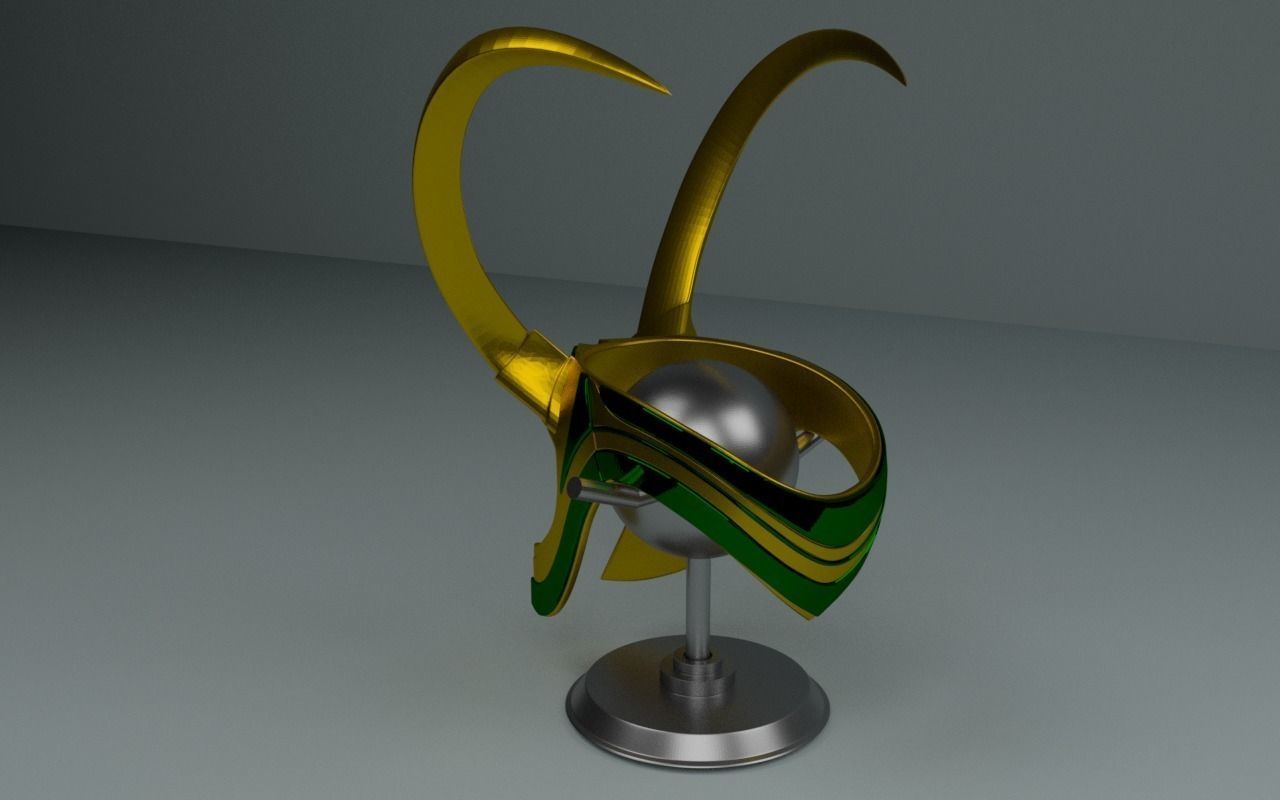 New Loki Helmet Thor 3 Ragnarok 3D print model_4