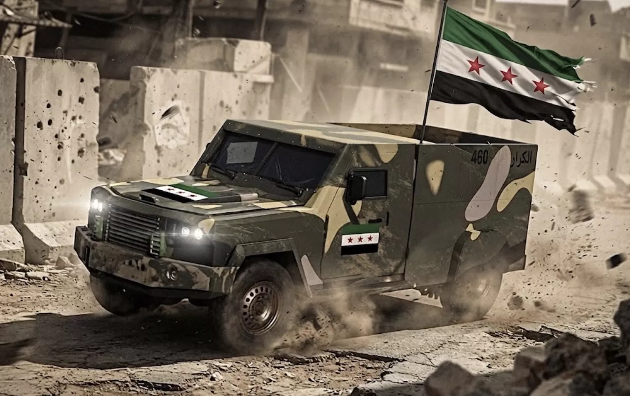 Al Karrar Armored Vehicle Syrian Military APC 3D Model Low-poly 3D model