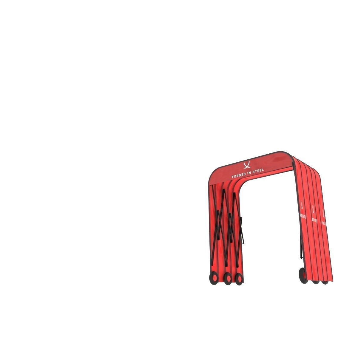 RETRACTABLE  STADIUM TUNNEL 3D model_4