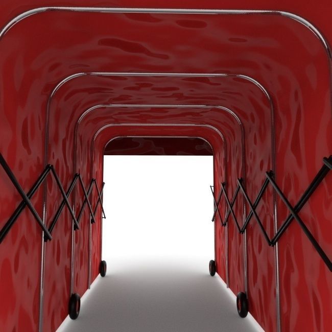 RETRACTABLE  STADIUM TUNNEL 3D model_3