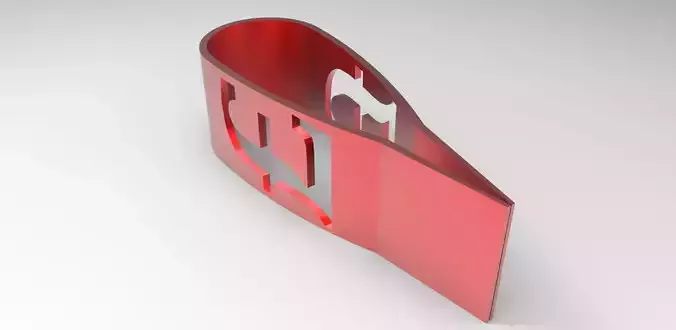Pound Money Clip 3D print model