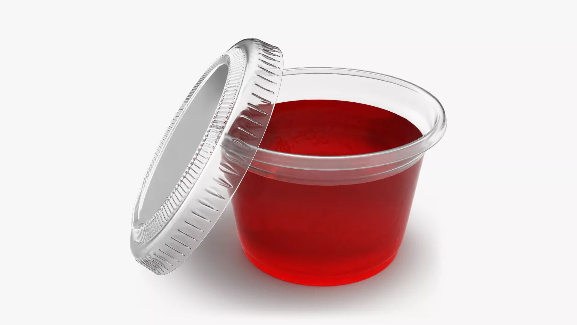 Red Gelatin Dessert 3D model