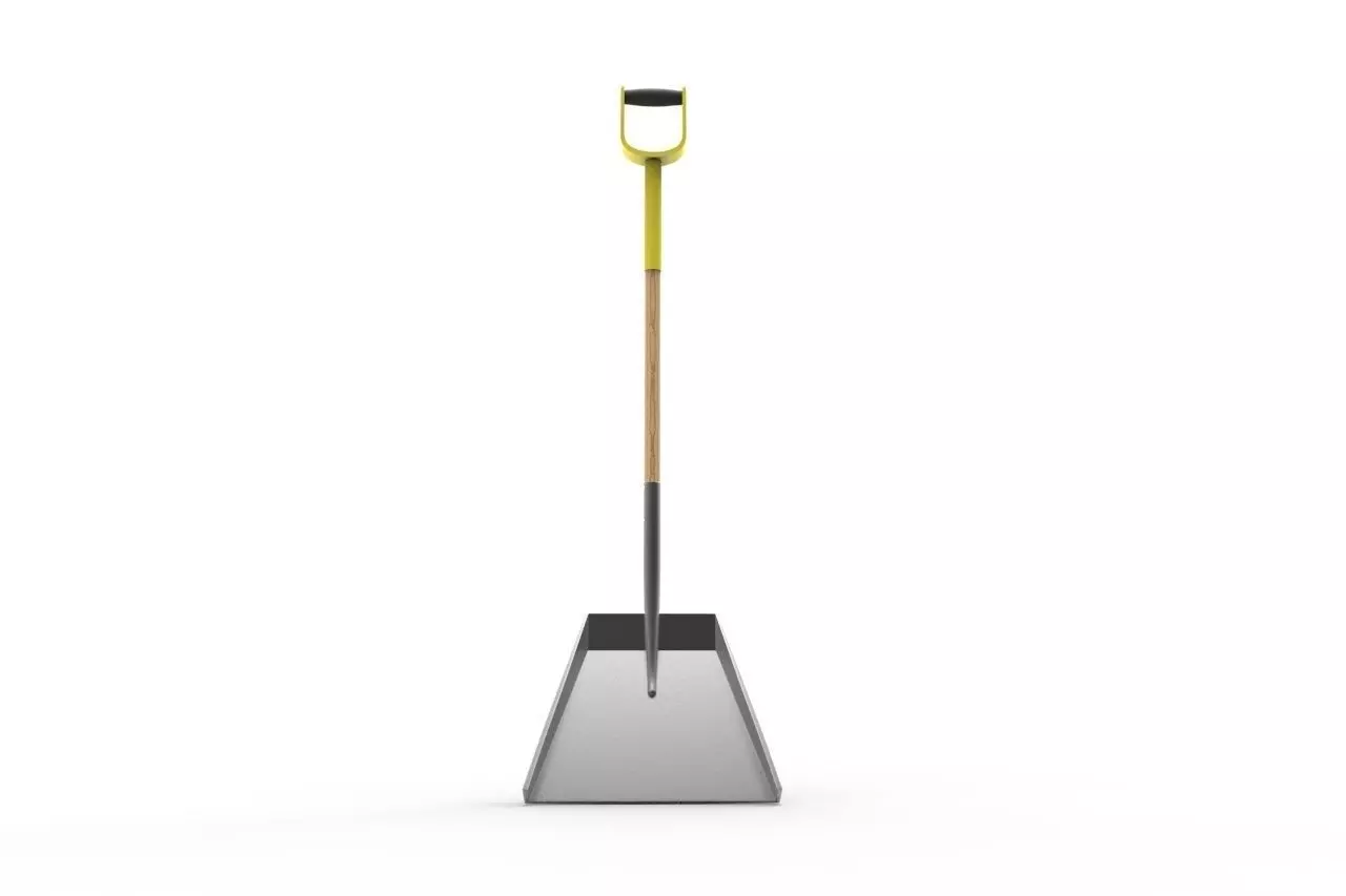 shovel Low-poly 3D model_0