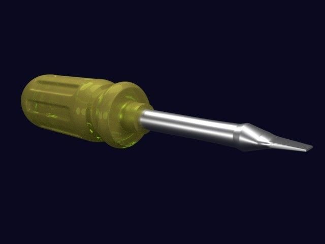 Screwdriver 3D model_1