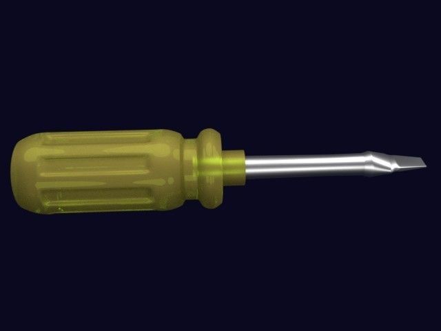 Screwdriver 3D model_0