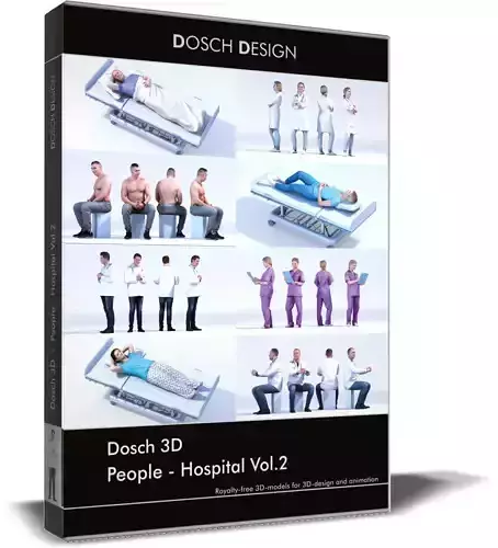 Dosch 3D - People - Hospital Vol 2 3D model