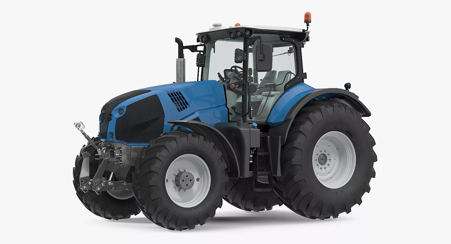 New Tractor Generic Rigged 3D model