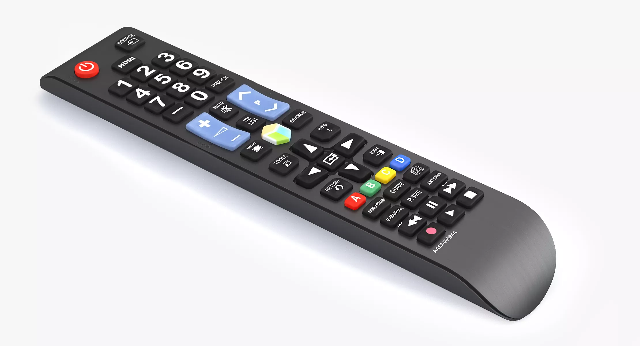 Samsung TV Remote Control 3D model