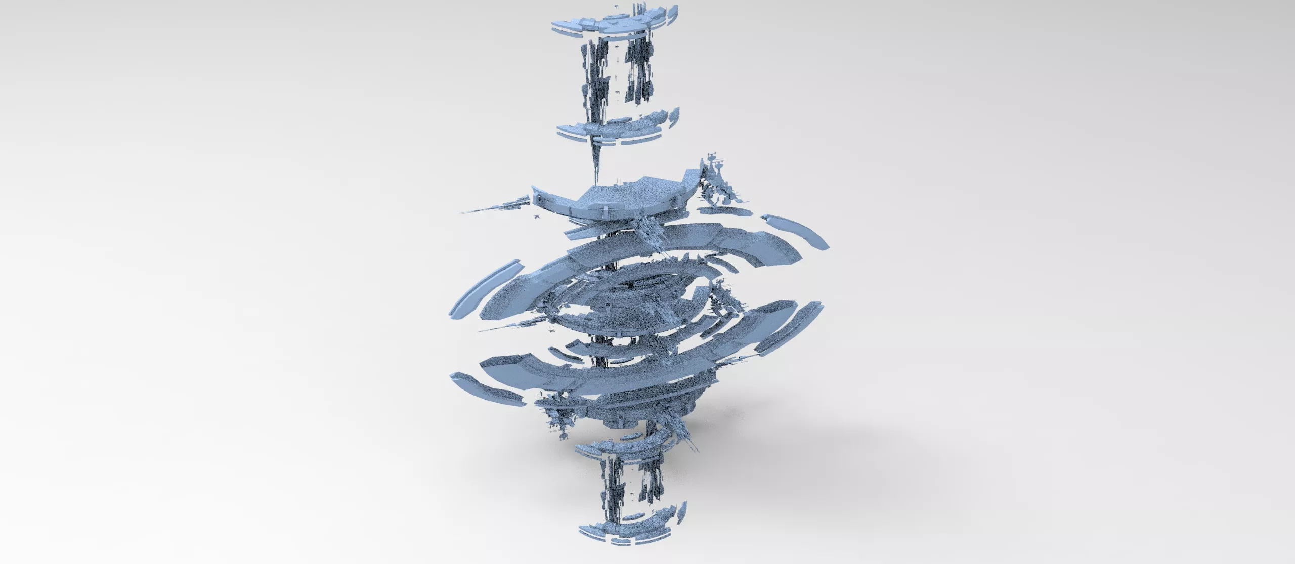 Enether Sci fi 1 ring new Tritank 7 3D model