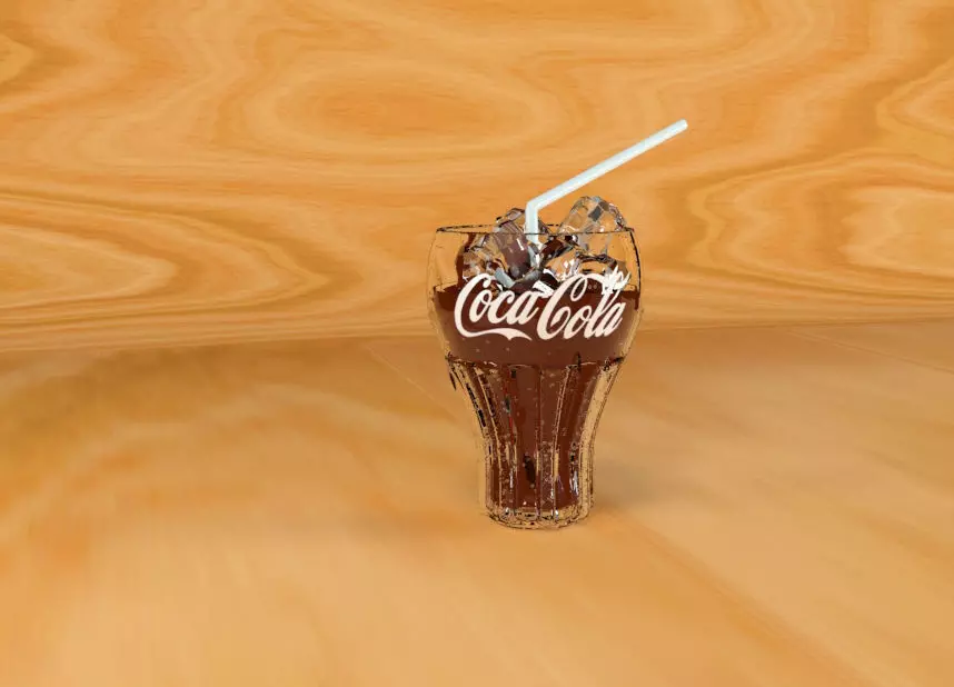 Coca cola Drink Free low-poly 3D model