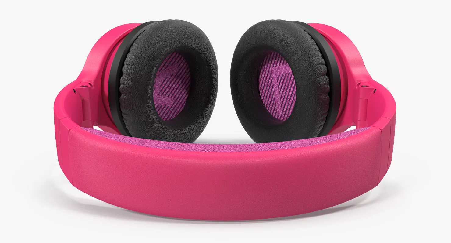 Wireless Headphones Generic Lying On 3D model