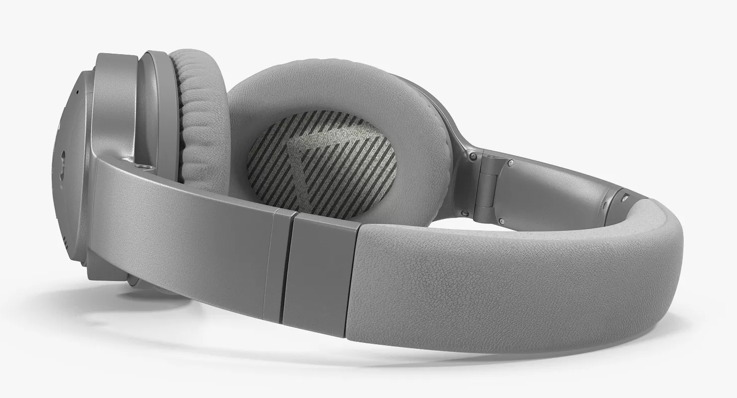 Bose Wireless Headphones Lying On 3D model