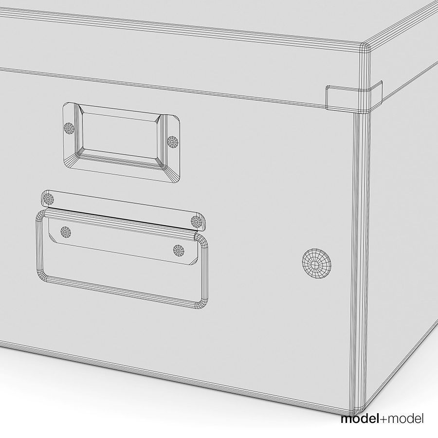 Office storage boxes 3D model_6