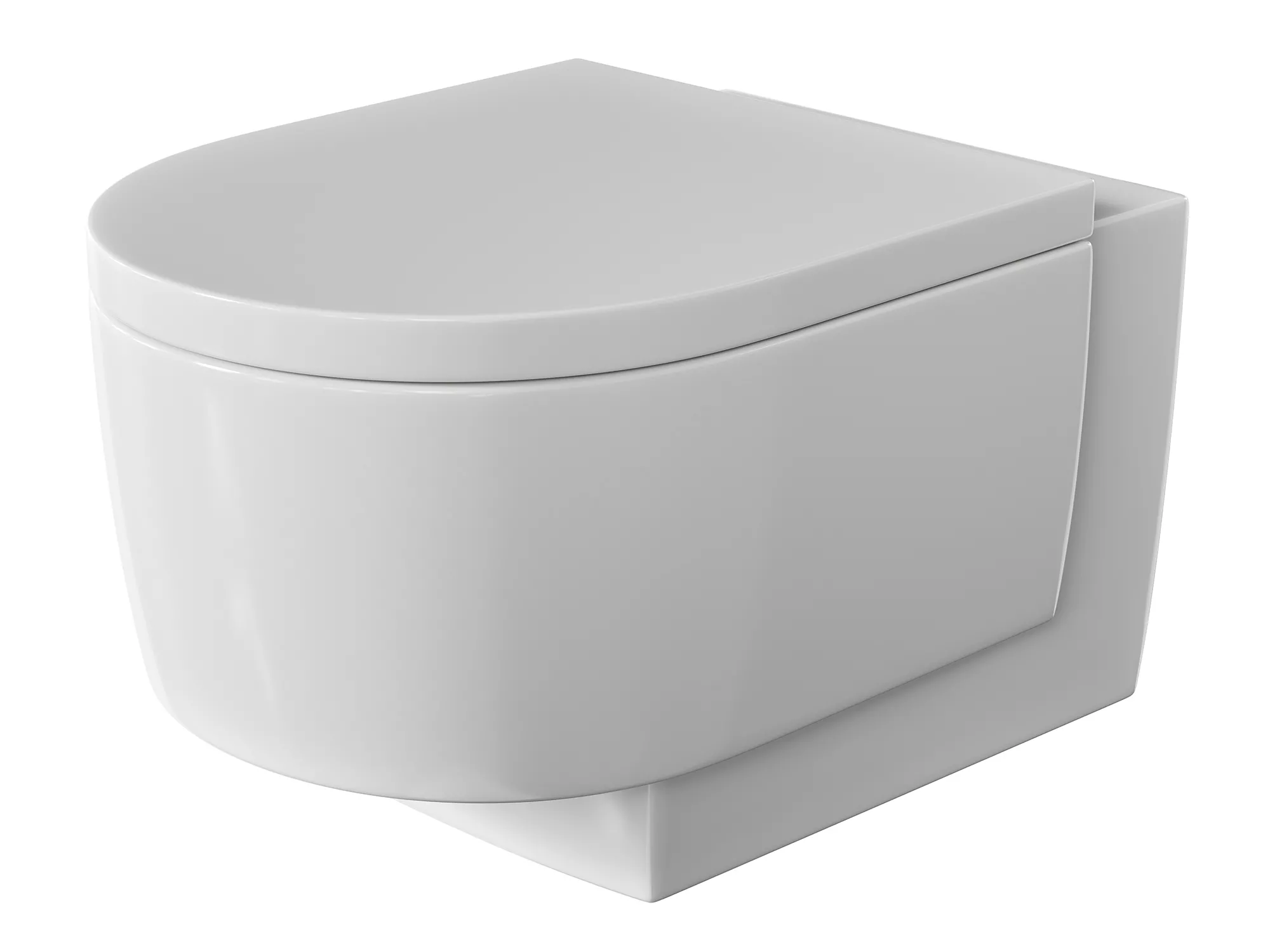 Duravit Balcoon Wall Mounted Toilet 3D model