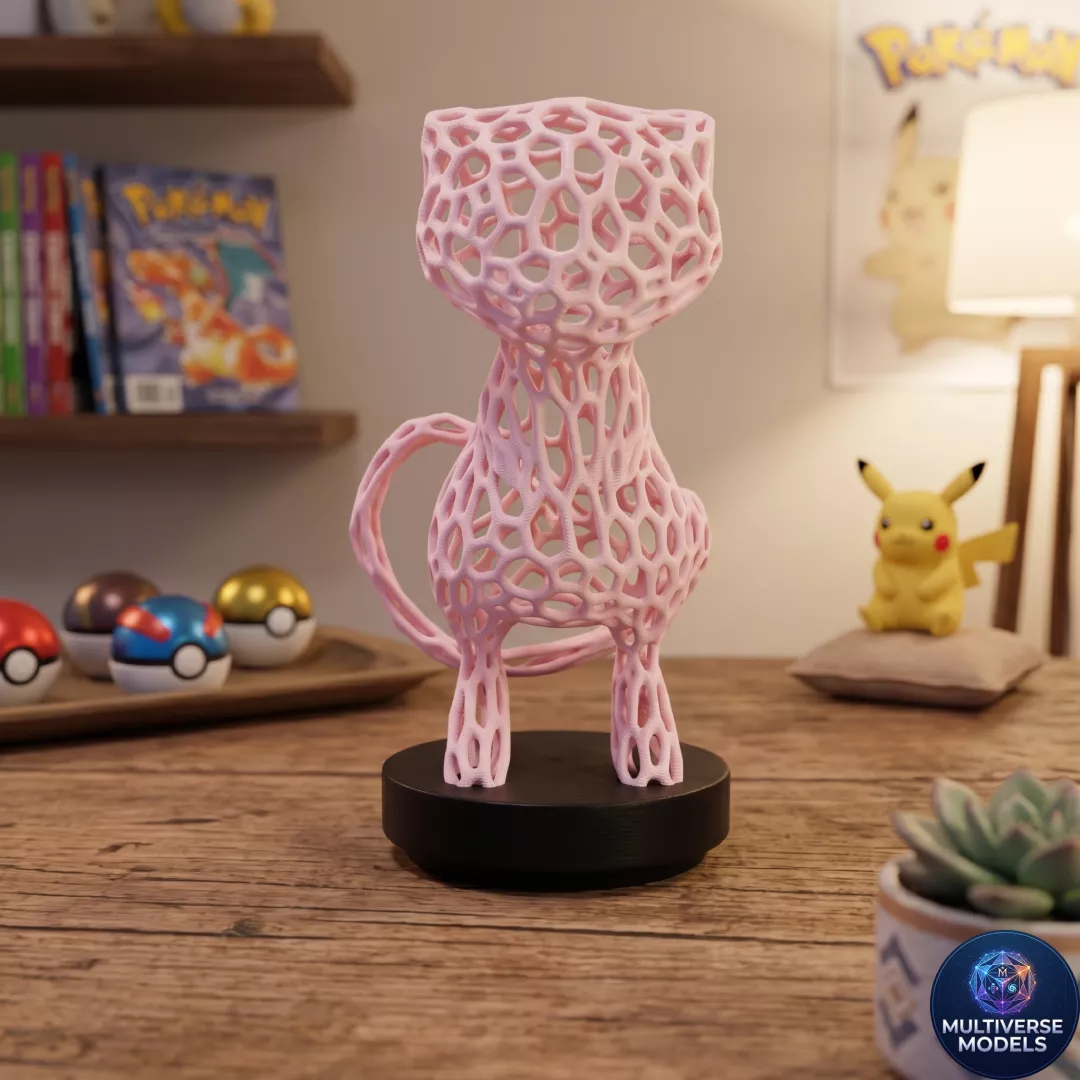 Voronoi Mew 3D print model