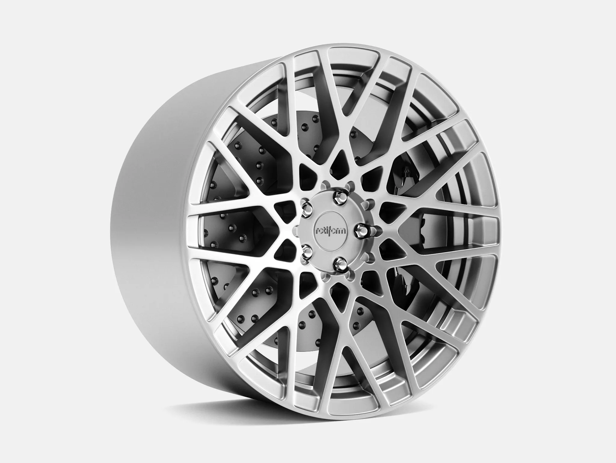 22x12 Rotiform BLQ Wheel and Brake 3D print model